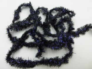 Super UV  Blob Ice Chenille 15 mm - 20 Black