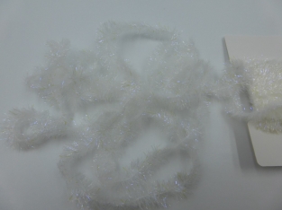 Super UV Blob Ice Chenille 15 mm - 10 White