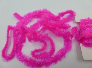 Super UV  Blob Ice Chenille 15 mm - 124 Fluo Fuchsia